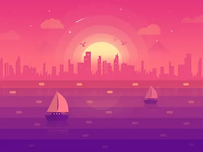 Evening city