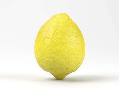 Lemon #1 3d cg cgi delicious food foodrender fruit lemon photorealistic product render vfx