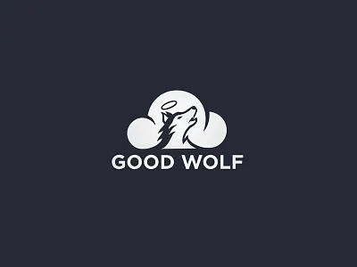 GooD Wolf Logo Design forest wolf wolf wolf logo