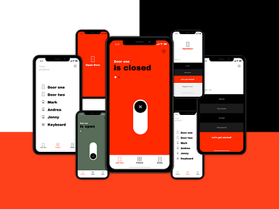 Home Automation app design ios open ux automation domotic doors home ui
