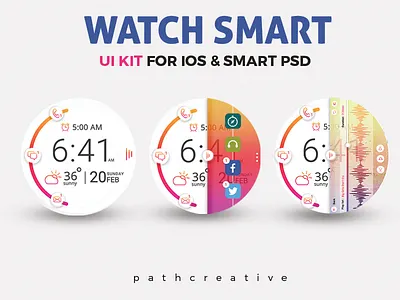 Smart watch design appdesign applewatch branding brandingdesign concpetart concpetlogo dailylogochallenge iso isopod pathcreative smartui smartwatch