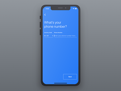 Login screen for Oheyo ios login mobile