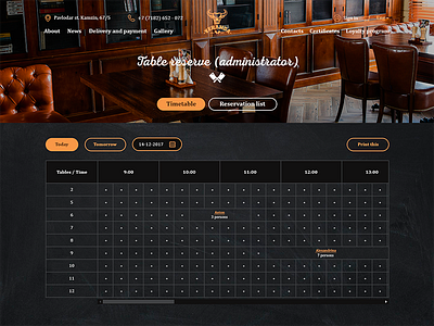 Table reserve bar food restaurant tablereserve texture uiux