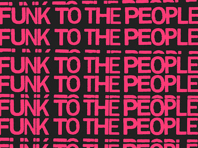 Funk to the People Shirt Pattern concert funk music pattern people shirt type typography