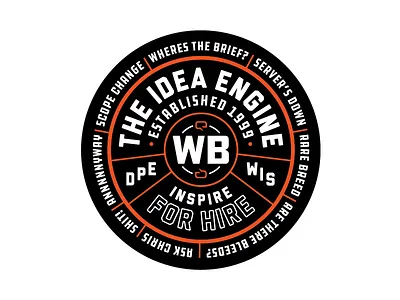 Wild Blue Badge badge blue branding circle coaster lockup t shirt typography wild