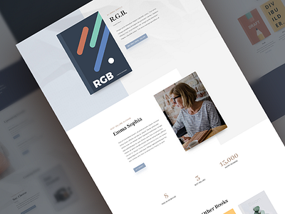 Author Website Template - Sneak Peak author book divi ecommerce landing layout online store portfolio template website wordpress writer
