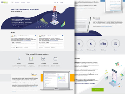 landing circle design home page isometric landing page landscape screen web www