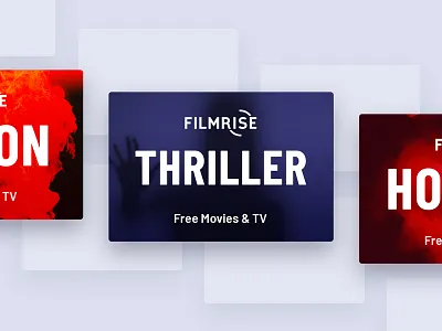 FilmRise channels design film graphic design roku tiles tv ui