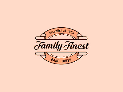 Family Finest bake house branding logo