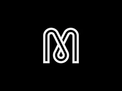 Loop M logo logo design m logo minimalist design modernist m modernist mogo