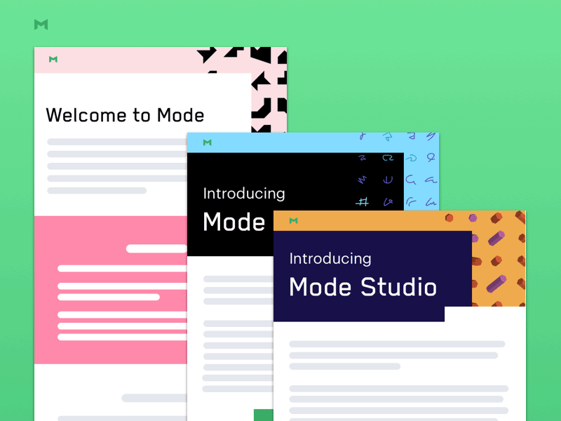 More Branding! analytics branding digital design email marketing mode studio product design