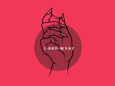 1-800-WYA? apparel band icky merchandise music nsfw sensual sf sticky