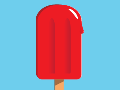 Popsicle animated drip fun gif heat hot kids melt popsicle summer sun