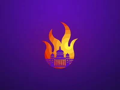 Sunny City art bangalore city icon illustration summer vector