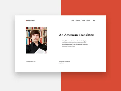 Website design clean portfolio webdesign website white