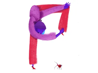 P. Paranormal 36daysoftype art design graphics illustration nature procreate texture type vector