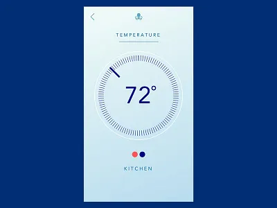 Octoport - IoT App - UI/UX design app app design design iot mobile music octoport product temperature ui ui design ux