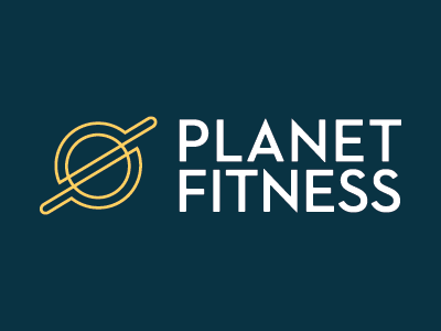 Planet Fitness Logo branding graphic design illustrator