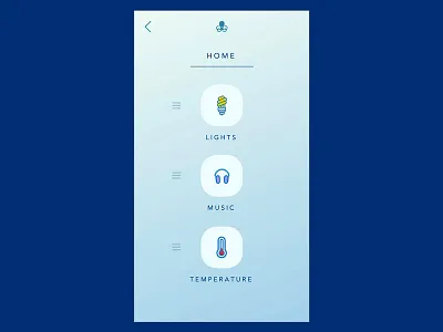 Octoport - IoT App - UI/UX design app app design design iot mobile music octoport product temperature ui ui design ux