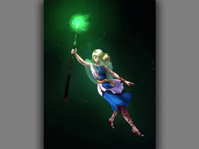 Divination Naomi anime clip csp digital illustration manga paint painting studio