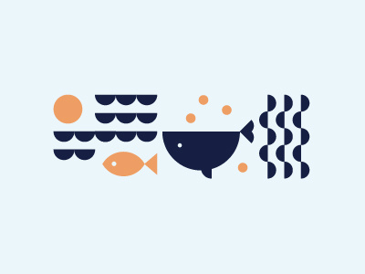 Underwater fish sea seaweed water whale
