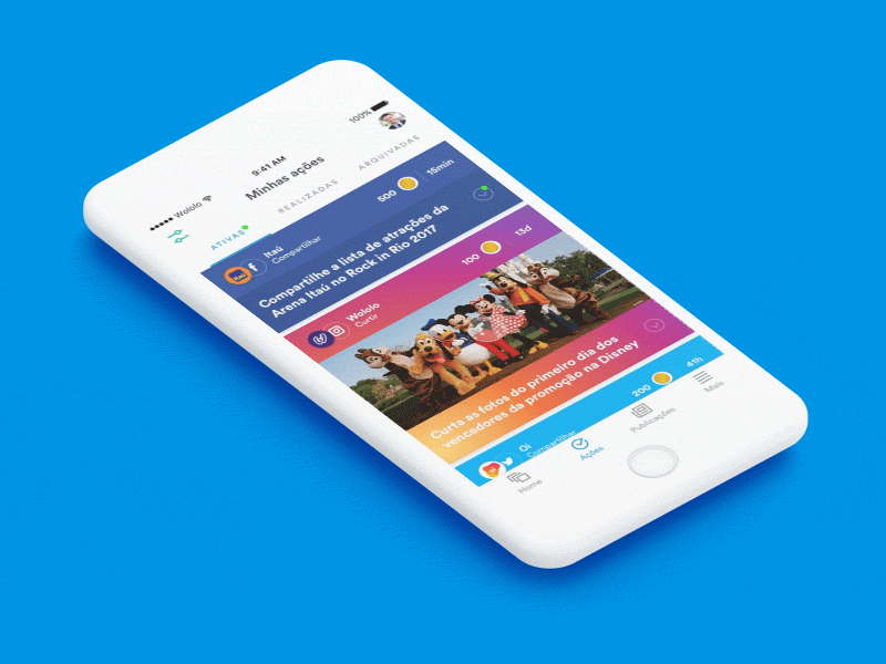 Talkative - Expand Action Card interaction design ios mobile app motion design principle sketch ui ui design