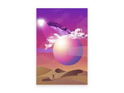 Dream abstract art design gradients graphic illustration vector