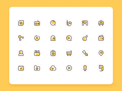linear icon common icon linear simple