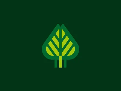Forest mark brand branding forest green icon leaf logo nature tree