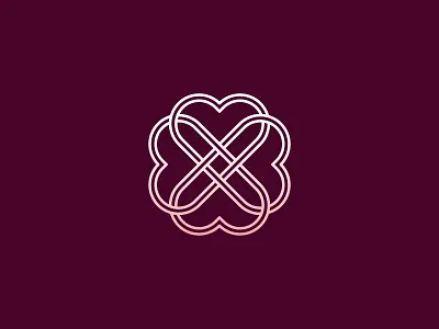 Beating Hearts abstract biology brand design geometric health heart life link logo medical symbol