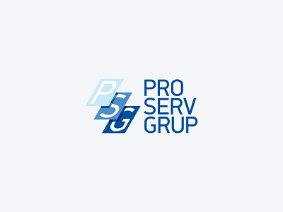 ProServGrup logo branding graphic design illustration logo design web design