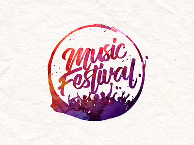 Music Festival logo design music festival