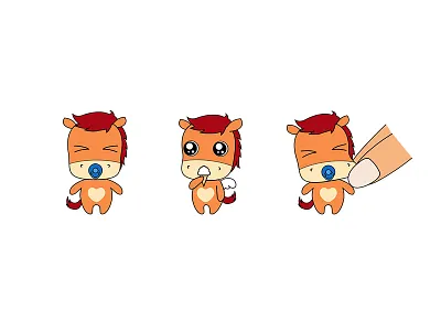 The expression of a pony