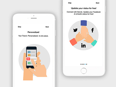 Onboarding UI for Travel app onboarding ui ui design