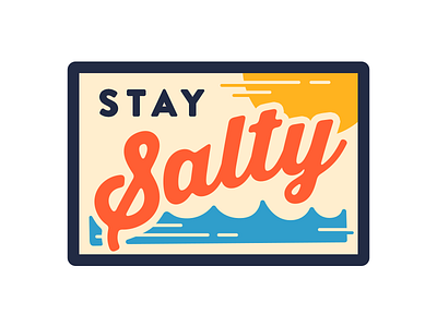 Stay Salty advencher brandontext thirstysoft vector