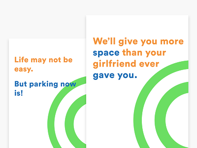 Posters ⚡️ app design mania minimal parking posters ux