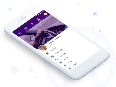 CITY CAB PROFILE SCREEN UI