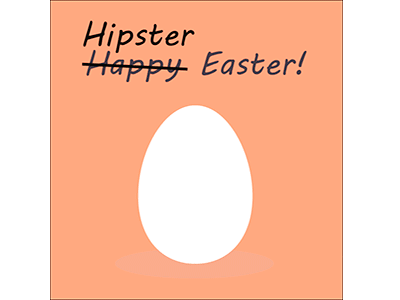 Hipster Easter animation design easter gif graphics graphicsdesign hipster motiondesign