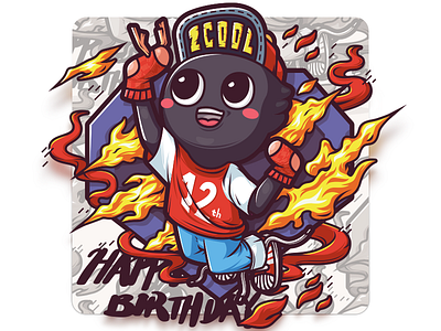 This Animal Year birthday illustrator zcool