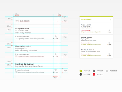 "Card"-Miba bastrap card color componente diseño guidelines icon ui ux web