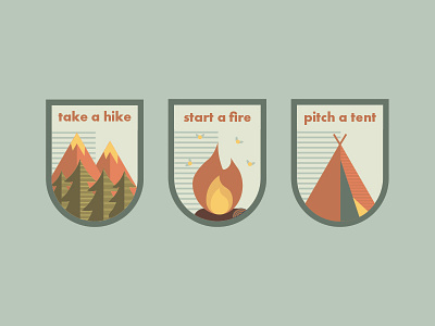Patches adventure badge camping emblem flat flat icon flat illustration icon outdoors patch patches