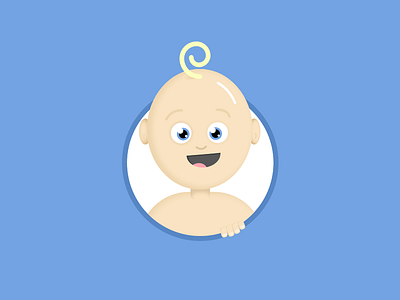 Baby Isaac baby cute illustration