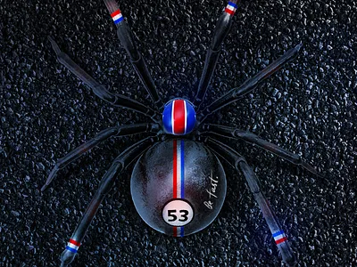 Herbie Widow collage digital art photoshop widow