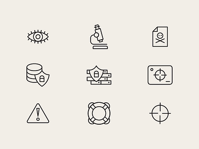 Cybersecurity Icon Design adobe illustrator cybersecurity icon icon design illustrator line line art security vector vector art