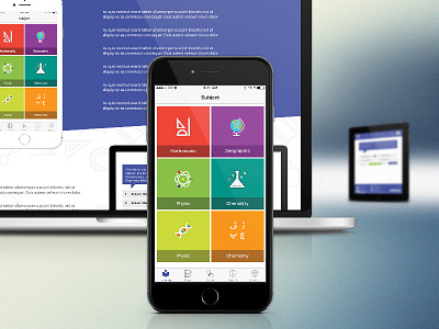 Exam app aplication app art branding design graphic icon ios logo mockup ui