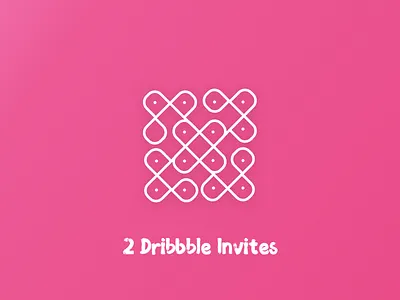2 Dribbble Invite give away dribbble invite kolam tamil traditional