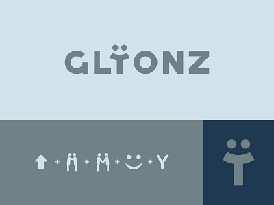 Glyonz Logo arrowtop branding colours concepts logo logoconcepts peoples plus relationship smile team y