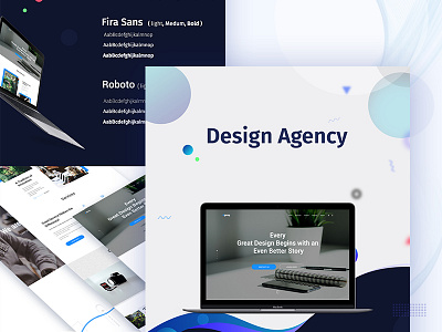 Design Agency. agency anup anupdeb creative design gradient header landing oogle typography ui ux