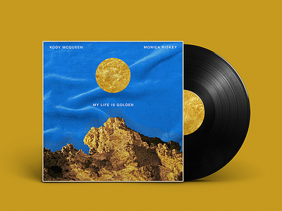 Single Artwork album collage gold good life illustration mountain music packaging photography shoop single velvet