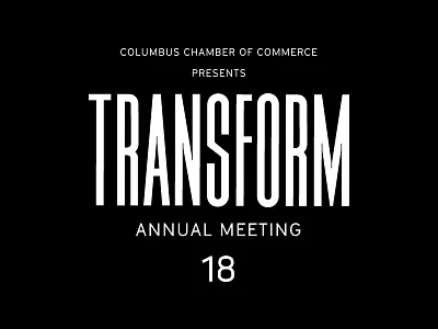 Transform IV branding identity lettering transform type typography